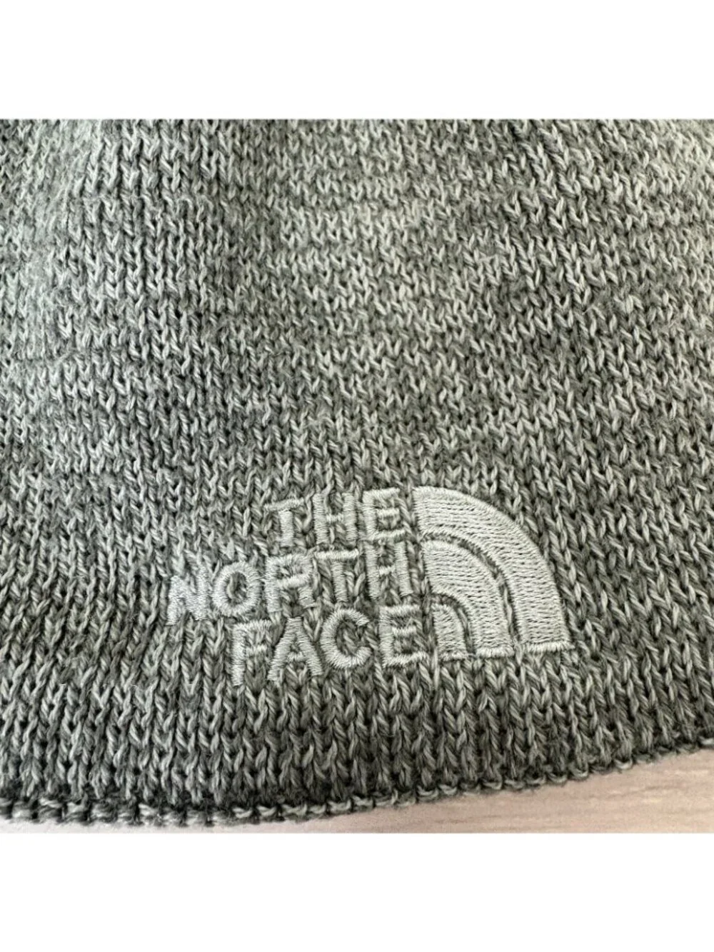 The North Face Beanie Unisex One Size Green Knit Polyester Wool Hat